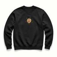 Custom Embroidered Pet Face Organic Christmas Jumper