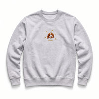 Custom Embroidered Pet Face Organic Christmas Jumper