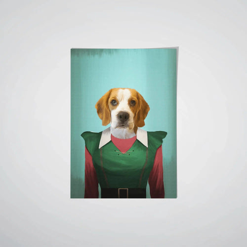 Crown and Paw - Poster The Female Elf - Custom Pet Poster