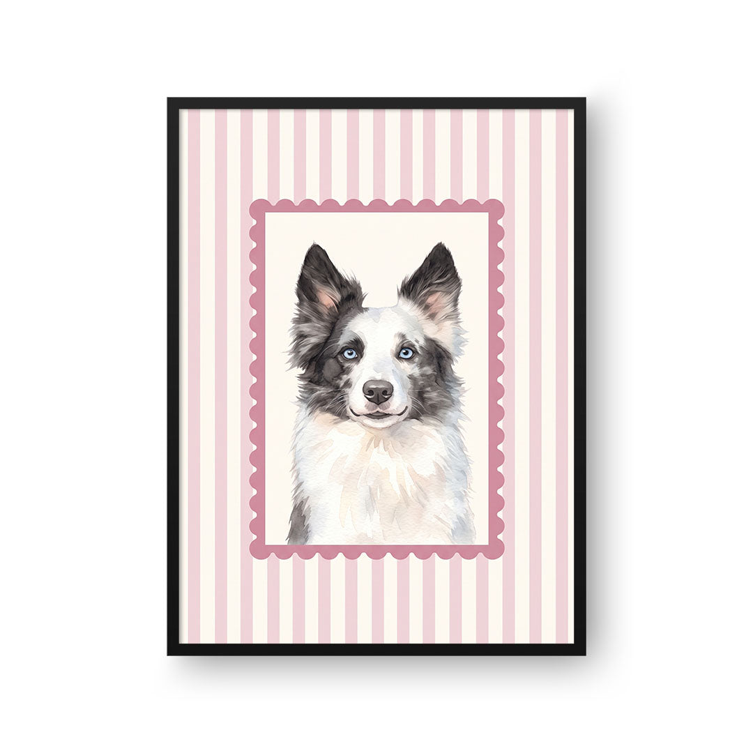 Watercolor Stamp Portrait