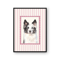 Watercolor Stamp Portrait