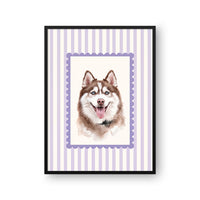 Watercolor Stamp Portrait