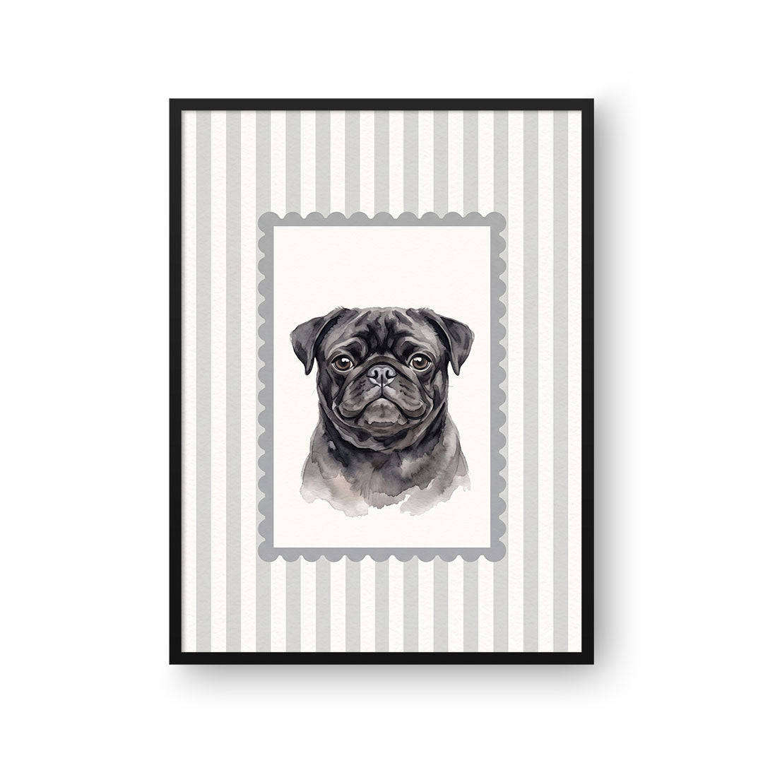 Watercolor Stamp Portrait