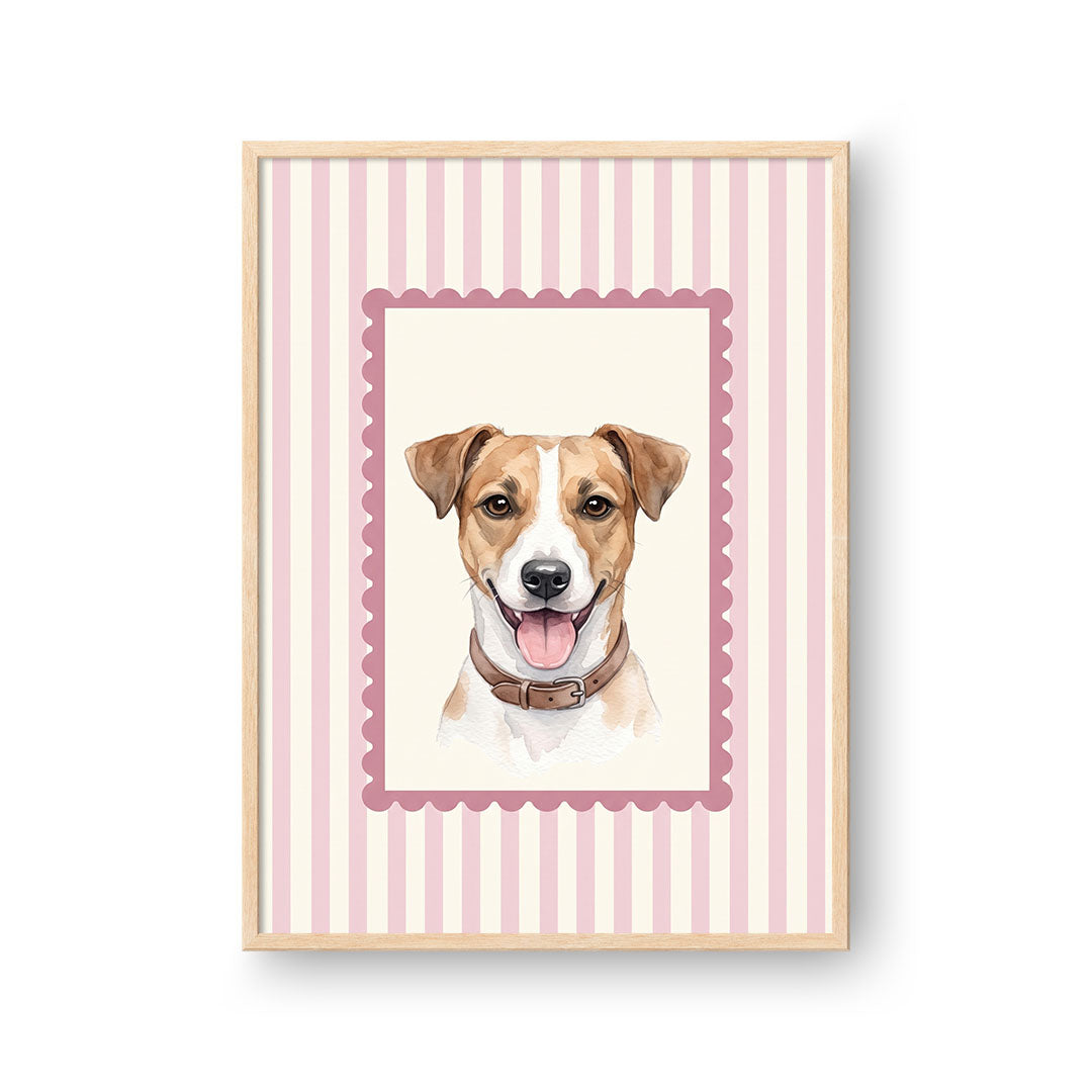 Watercolor Stamp Portrait