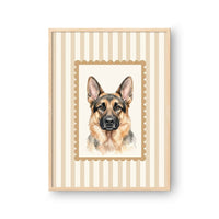 Watercolor Stamp Portrait