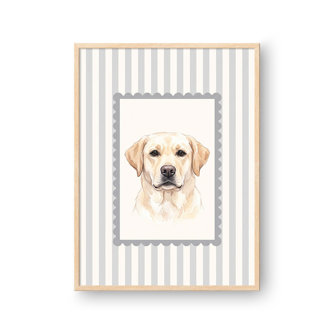 Watercolor Stamp Portrait