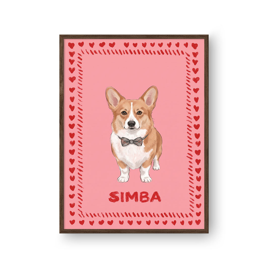 Frame of Hearts Portrait