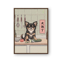 In The Kitchen Asian Style Pet Portrait