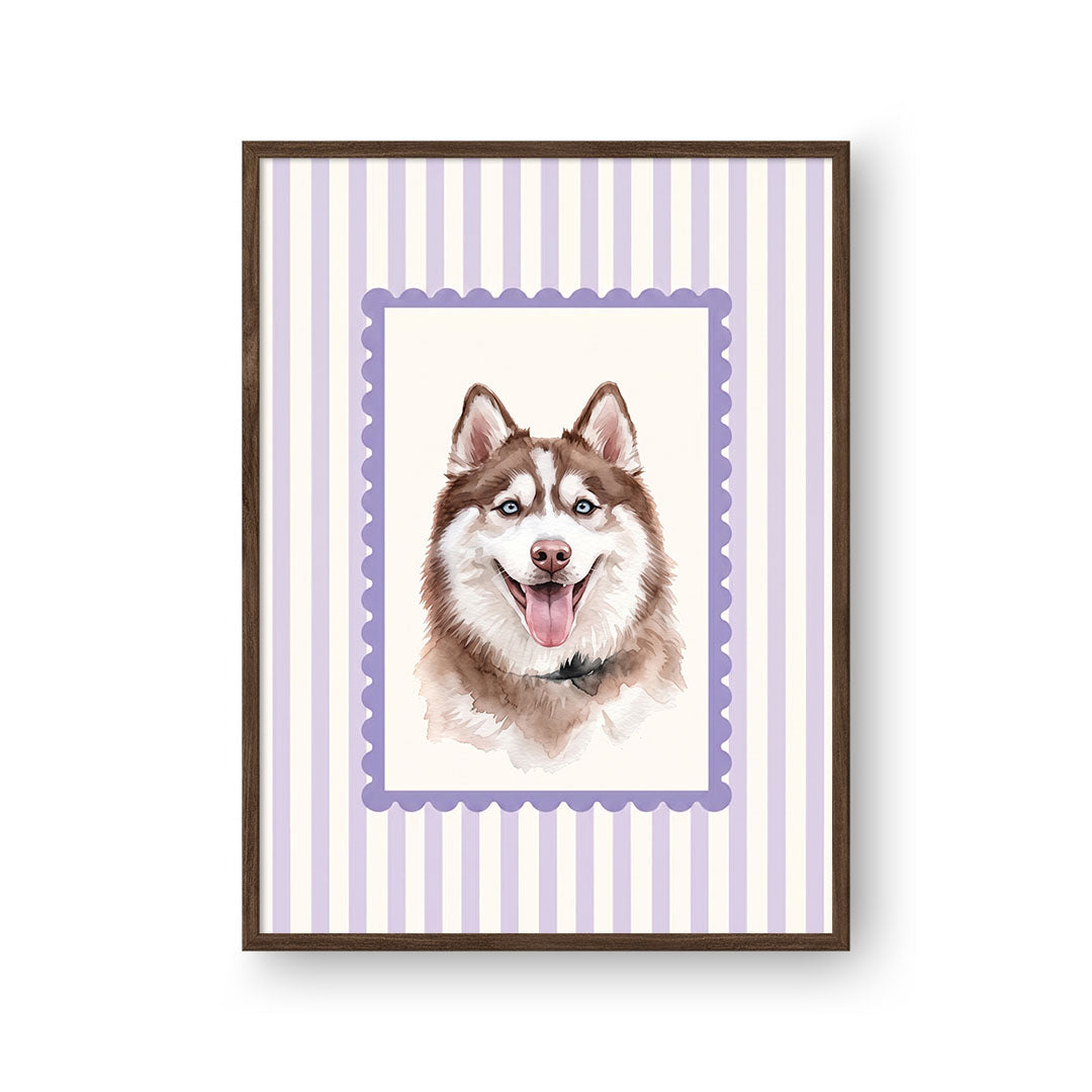 Watercolor Stamp Portrait