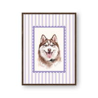 Watercolor Stamp Portrait