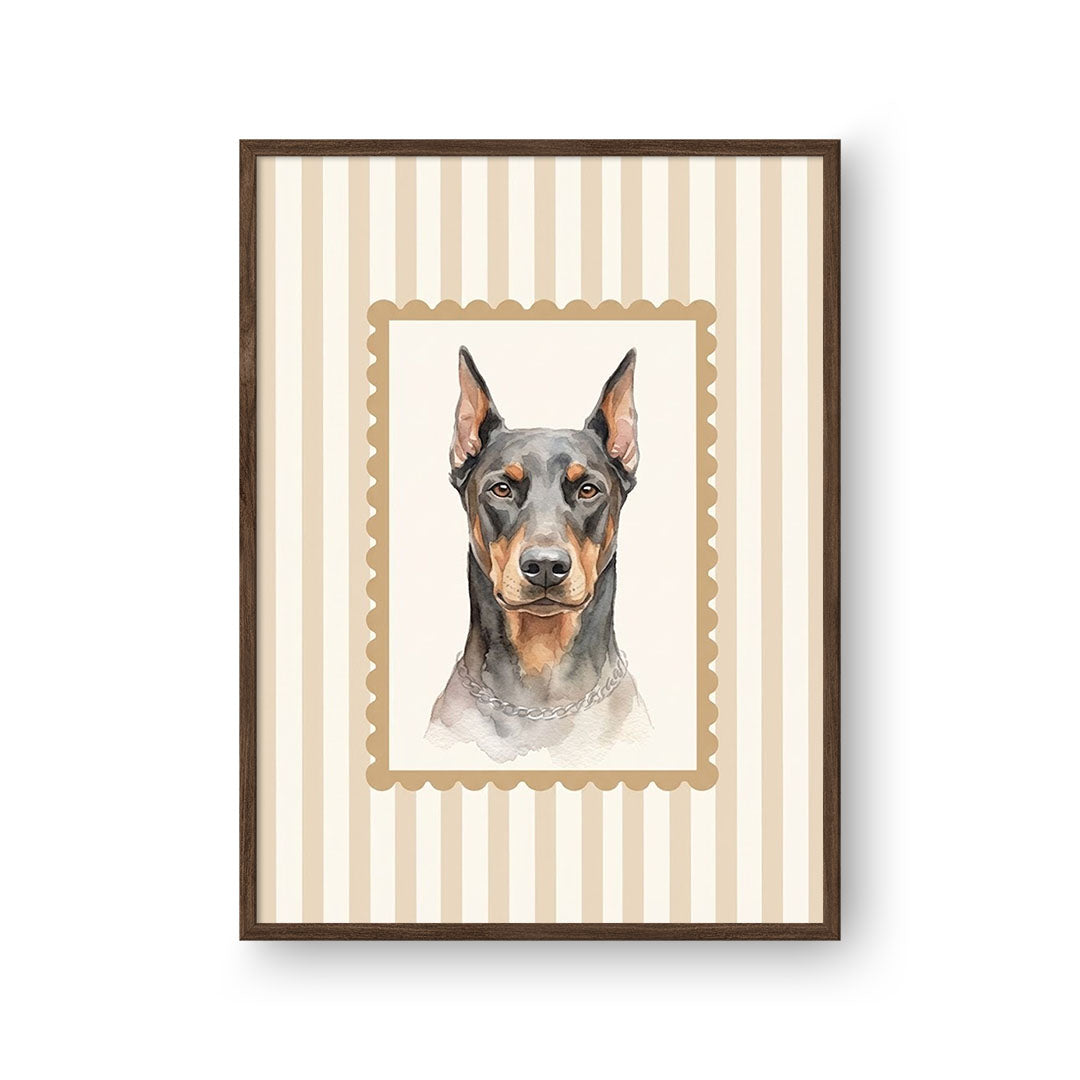 Watercolor Stamp Portrait