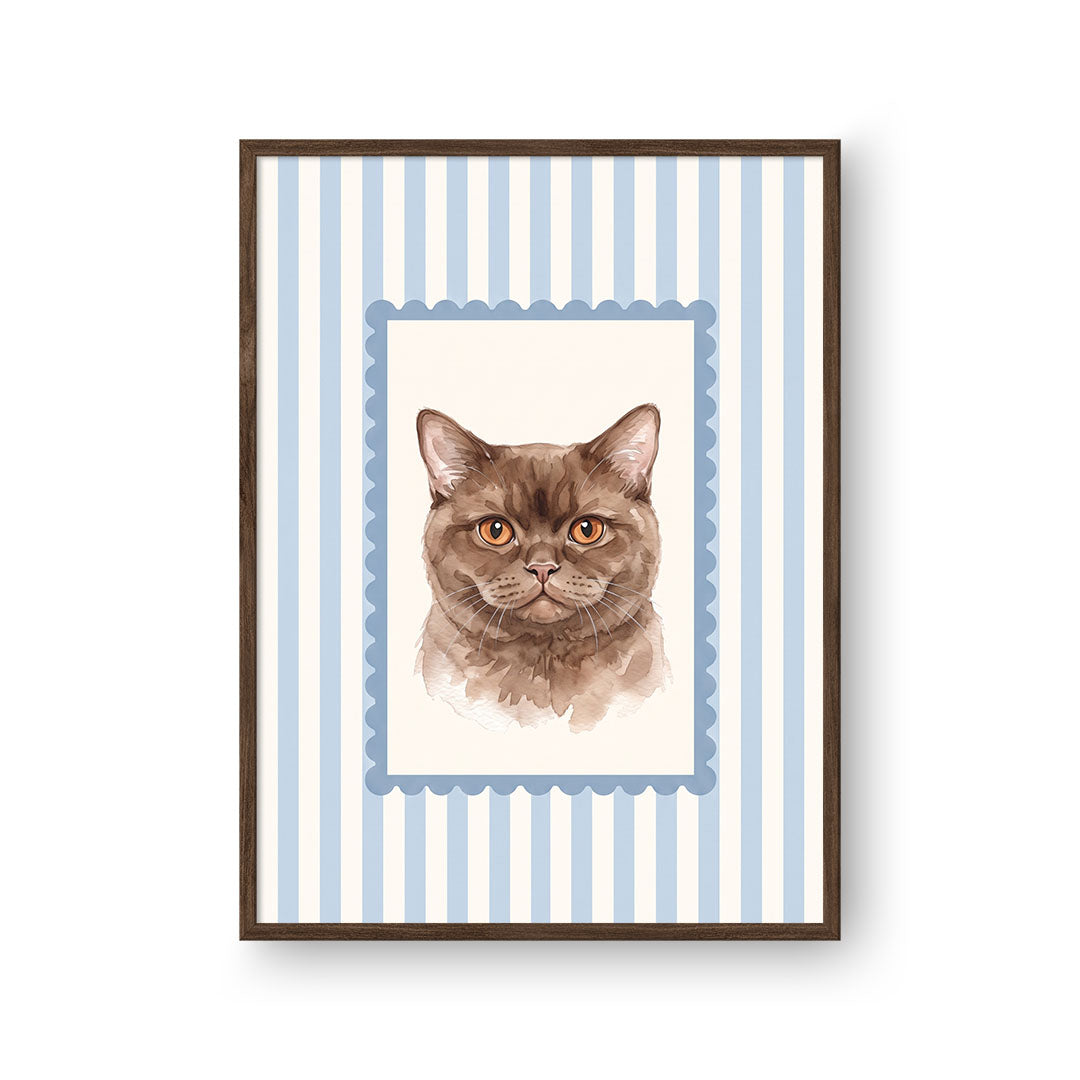 Watercolor Stamp Portrait