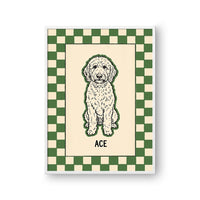 Checkered Pet Portrait