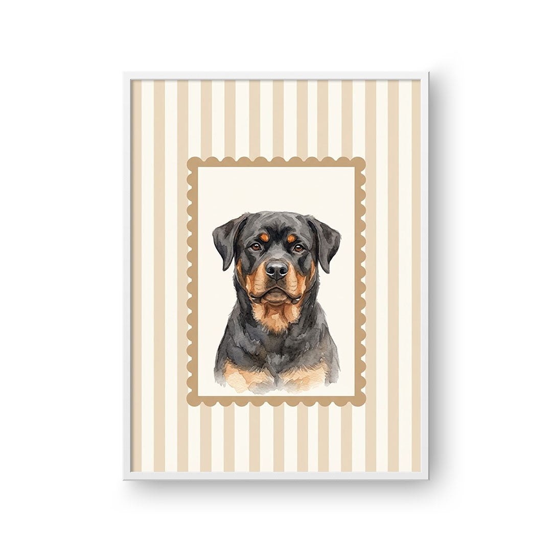 Watercolor Stamp Portrait