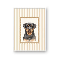 Watercolor Stamp Portrait