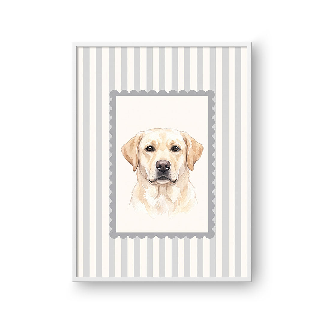 Watercolor Stamp Portrait