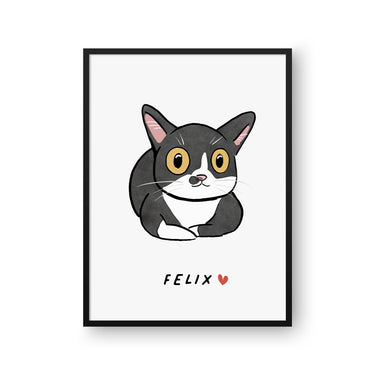 Kawaii Pet Portrait - One Pet