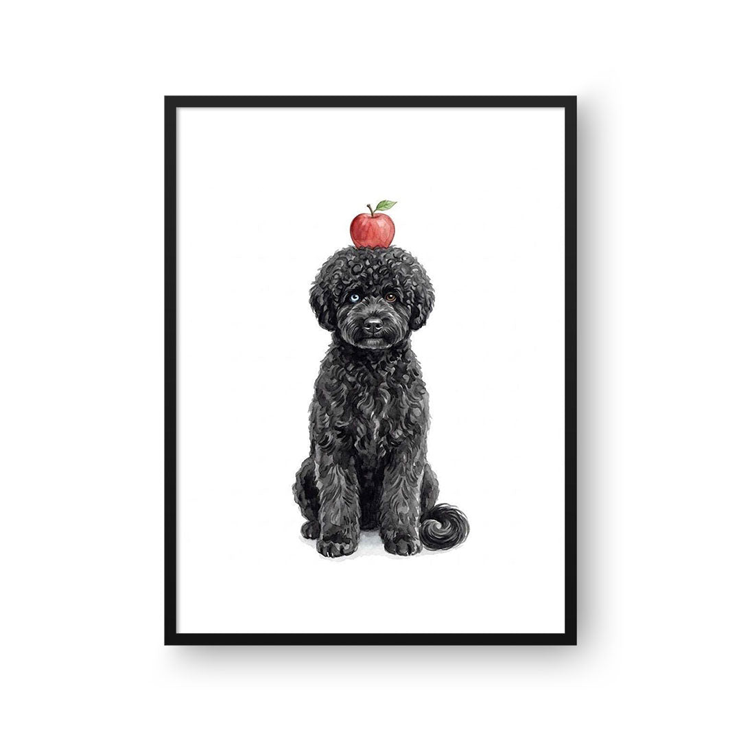 Balancing Apple Pet Portrait