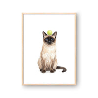 Tennis Ball Pet Portrait