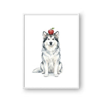 Balancing Apple Pet Portrait