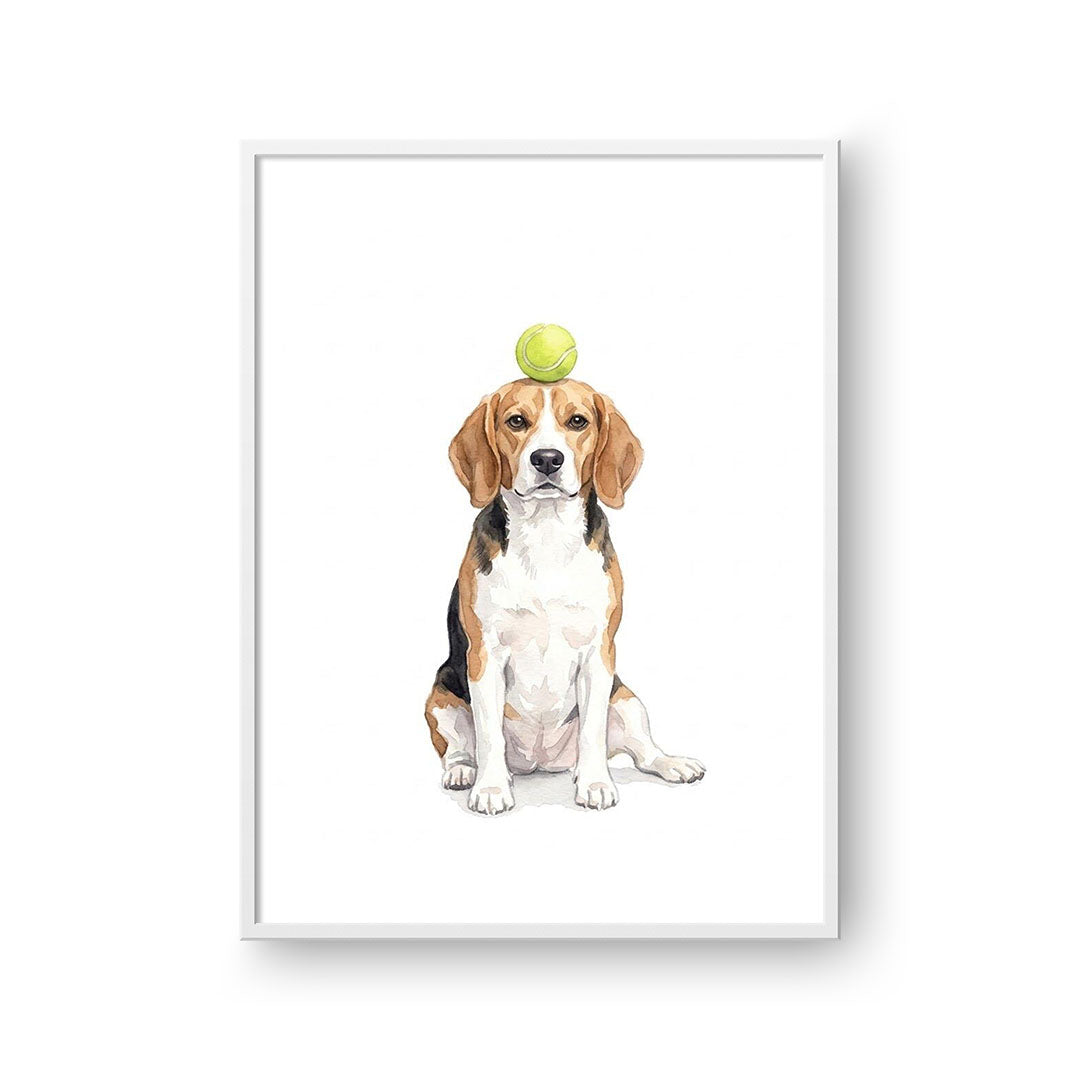 Tennis Ball Pet Portrait