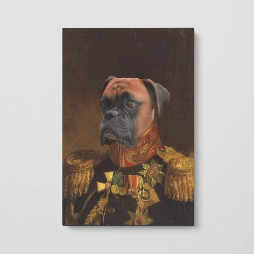 Crown and Paw - Canvas The Veteran - Custom Pet Canvas