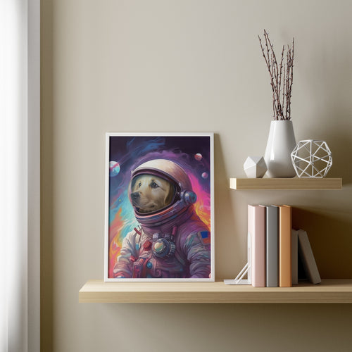Crown and Paw - Canvas Galactic Pet - Custom Pet Canvas