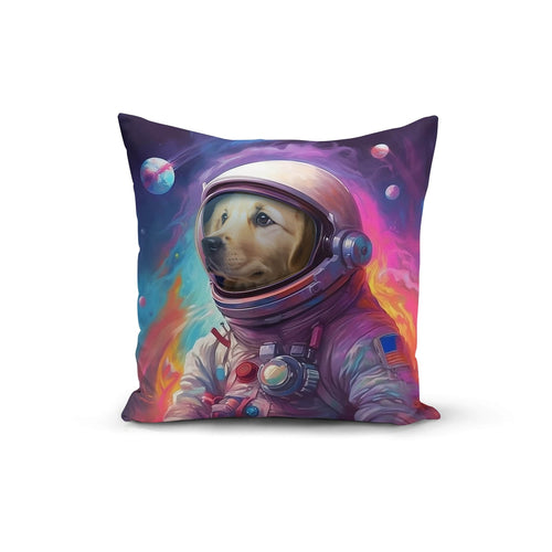 Crown and Paw - Throw Pillow Galactic Pet - Custom Throw Pillow