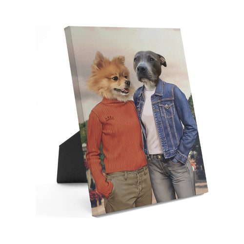 Crown and Paw - Standing Canvas Gilpaw Girls - Custom Standing Canvas 8" x 10" / Casual
