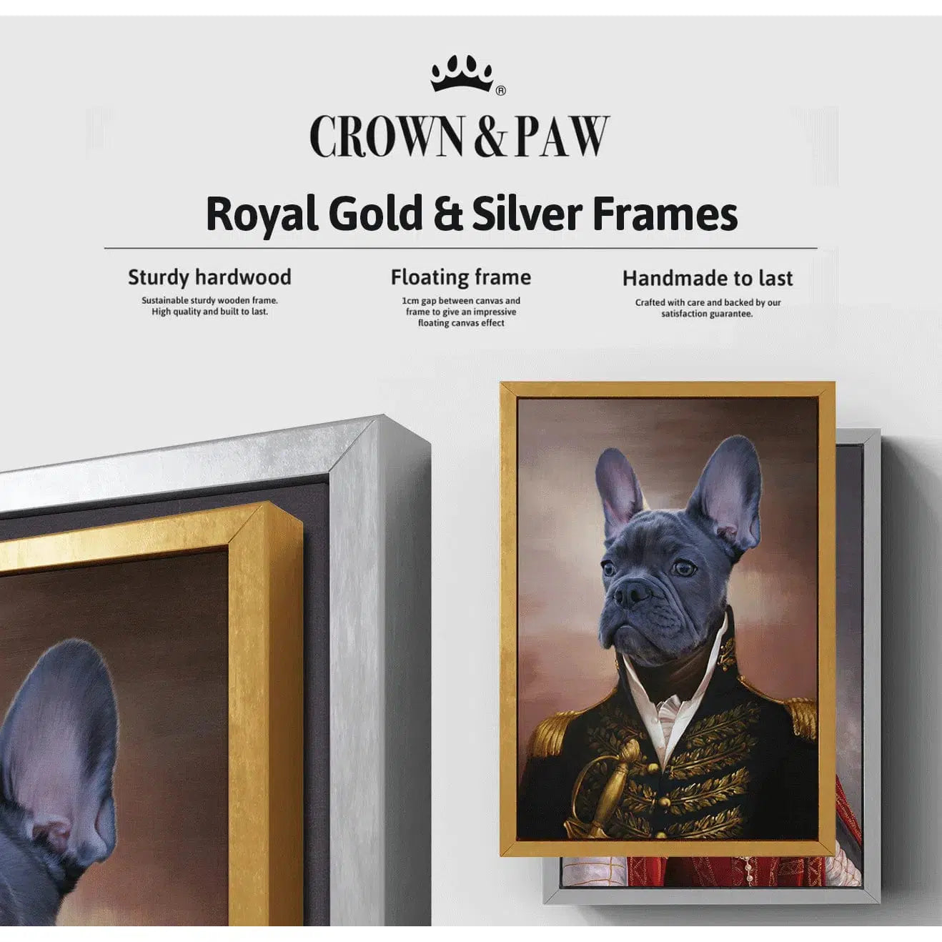 Crown and Paw - Canvas The Tiger - Custom Pet Canvas