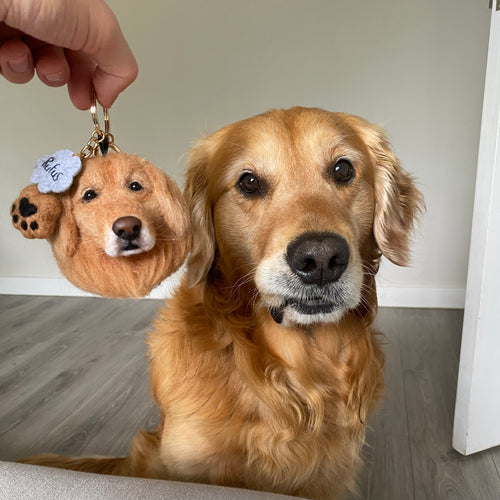 Handmade Pet Face Keychain From Photos