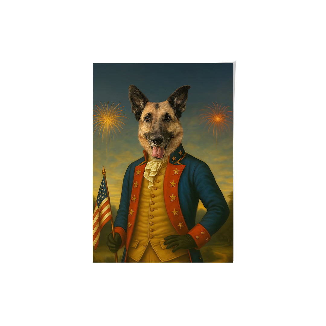 The 4th of July - Custom Pet Poster