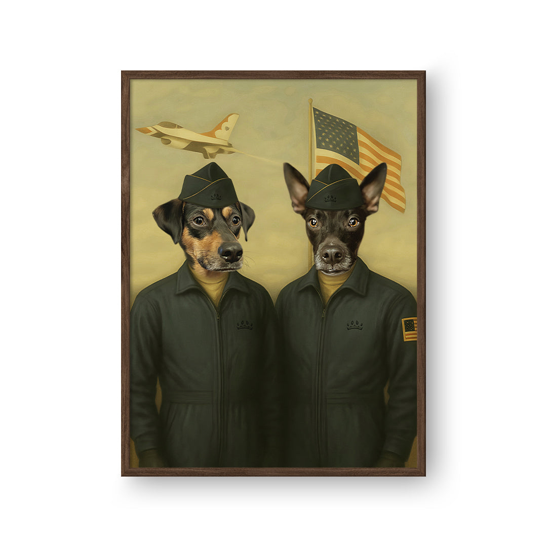 The US Air Men - Custom Pet Poster