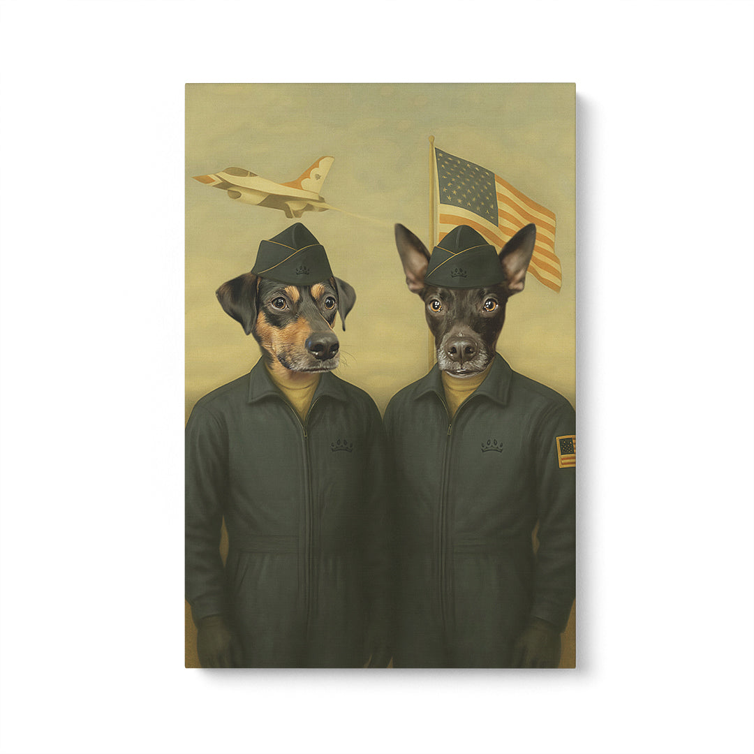 The US Air Men - Custom Pet Canvas