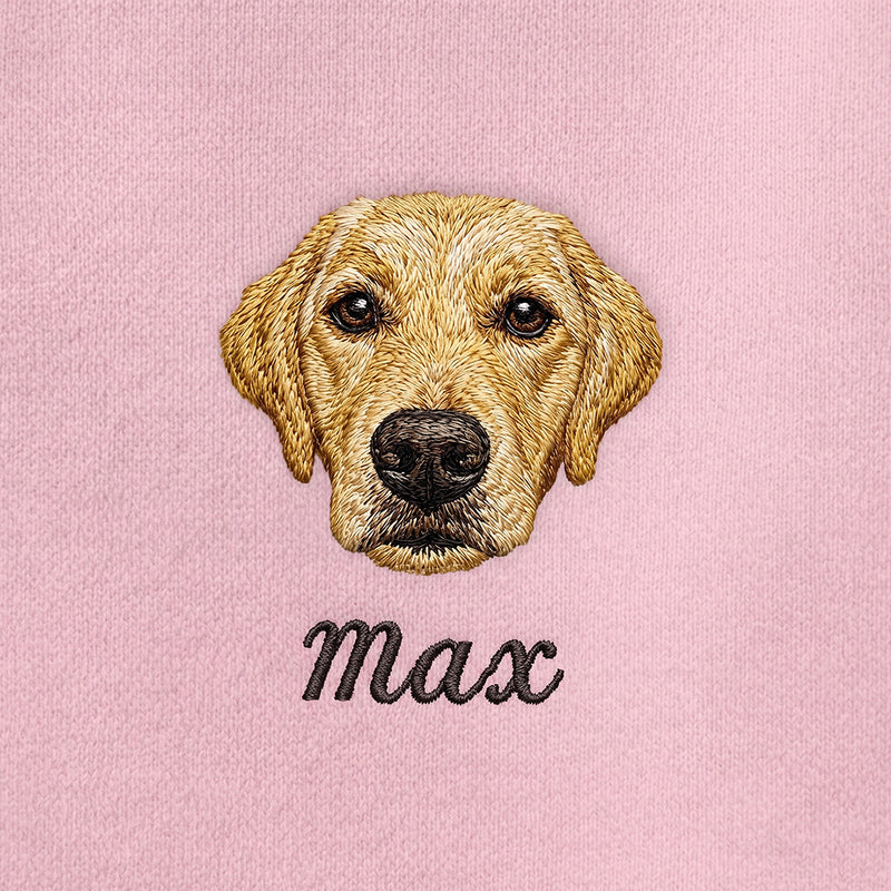 The pet embroidered