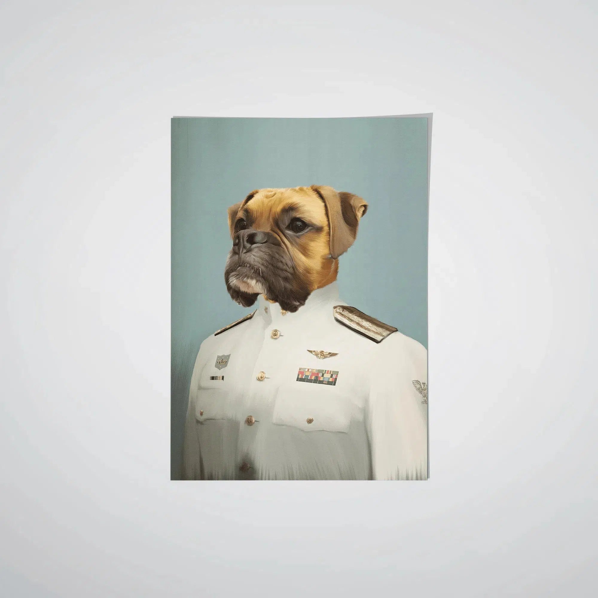 The Male Coast Guard - Custom Pet Poster