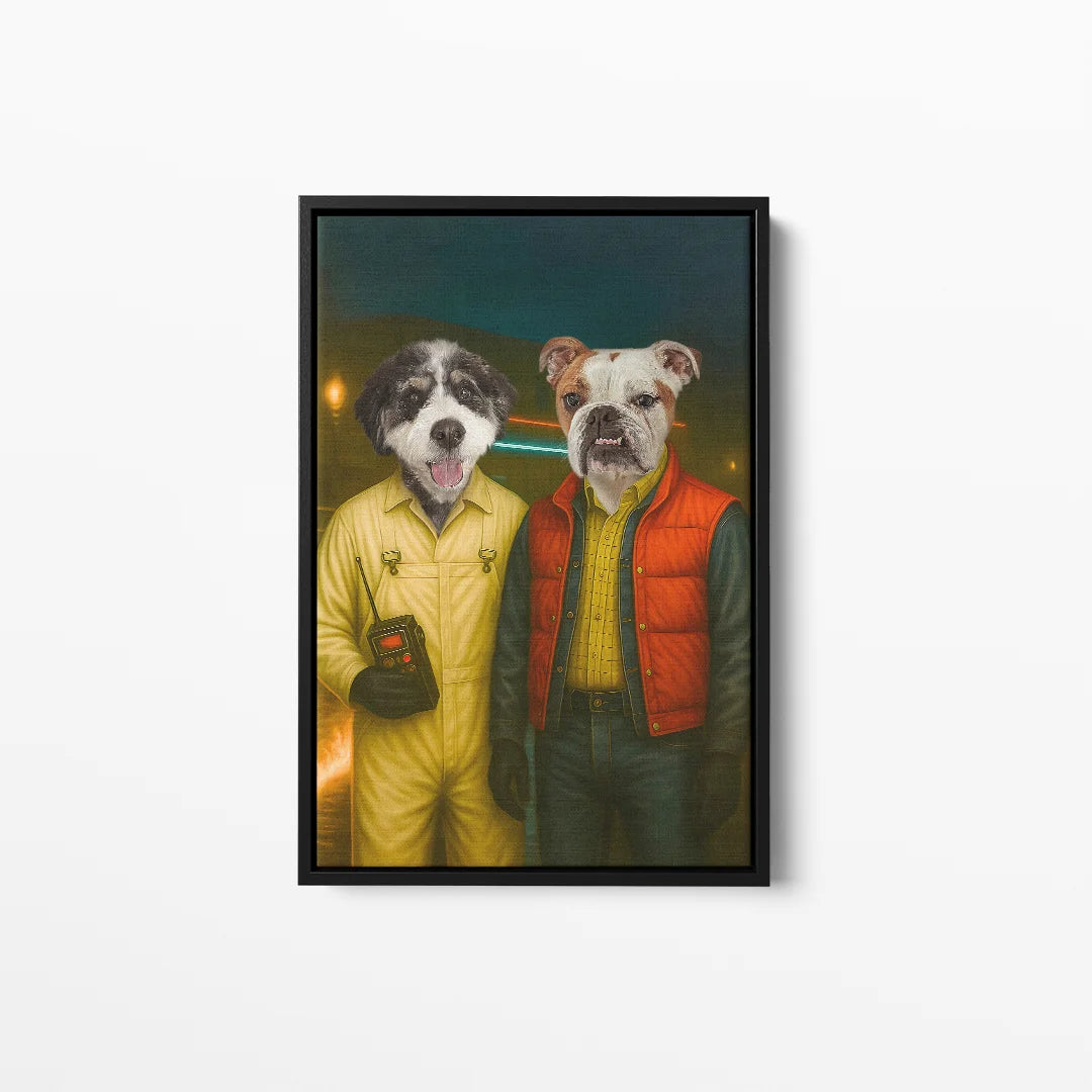 Marty and Doc - Custom Pet Canvas