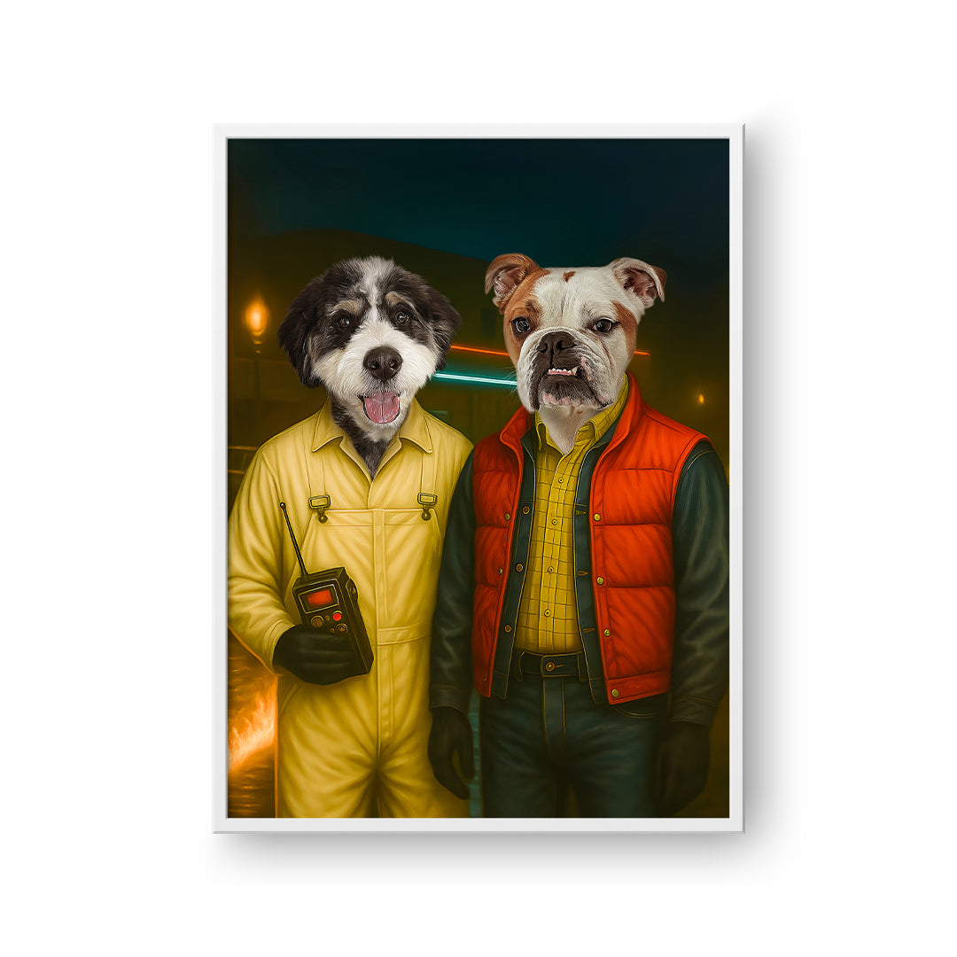 Marty and Doc - Custom Pet Poster