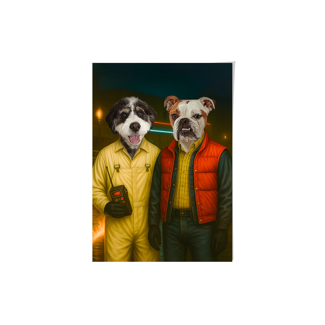 Marty and Doc - Custom Pet Poster