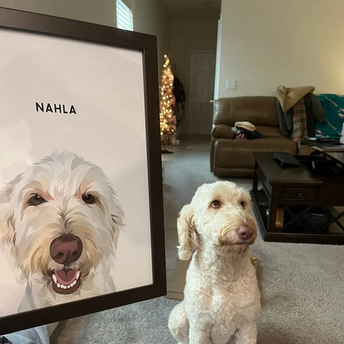Modern Pet Portrait - One Pet