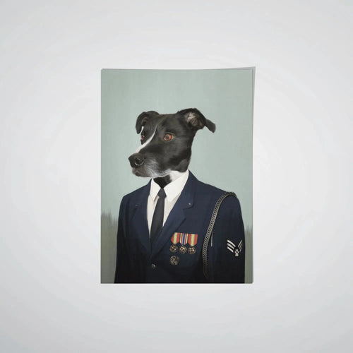 Crown and Paw - Poster The Male Air Officer - Custom Pet Poster