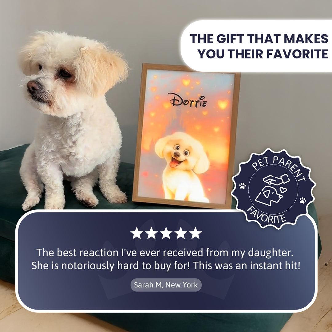 Magical Pet Portrait LED Night Light