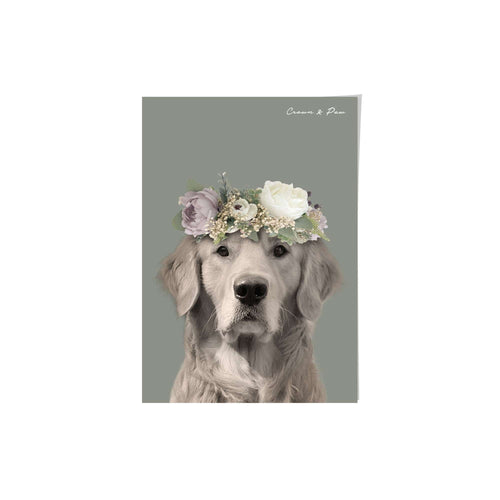 Crown and Paw - Poster Full Bloom - Custom Pet Poster