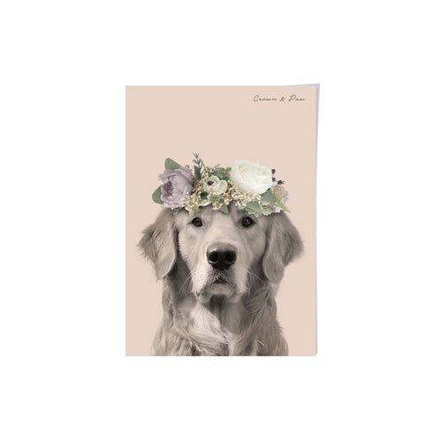 Crown and Paw - Poster Full Bloom - Custom Pet Poster