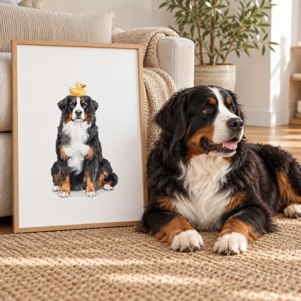 Rubber Ducky Pet Portrait