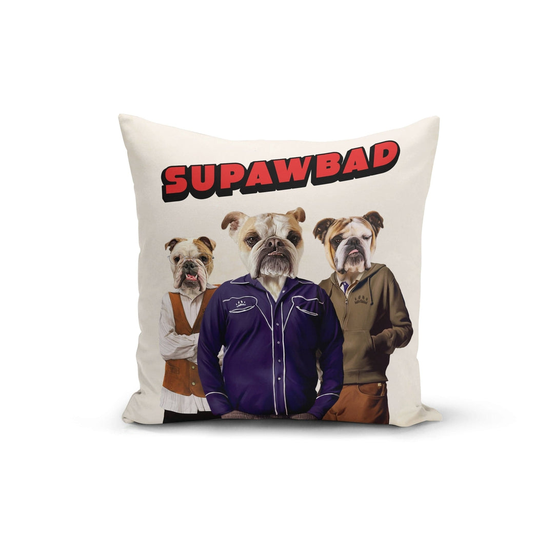 Supawbad - Custom Throw Pillow