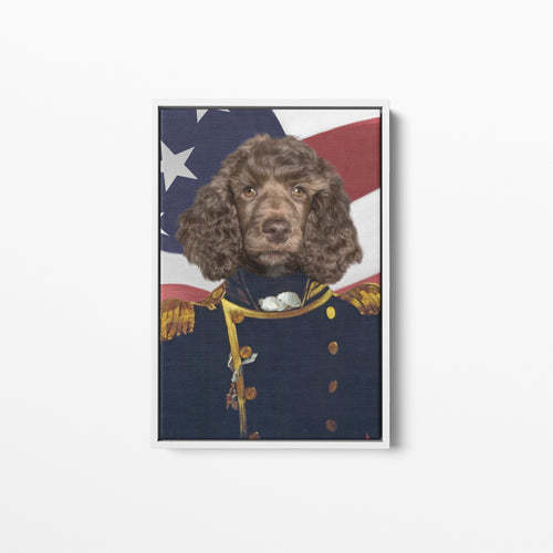 The Admiral - USA Flag Edition - Custom Pet Canvas