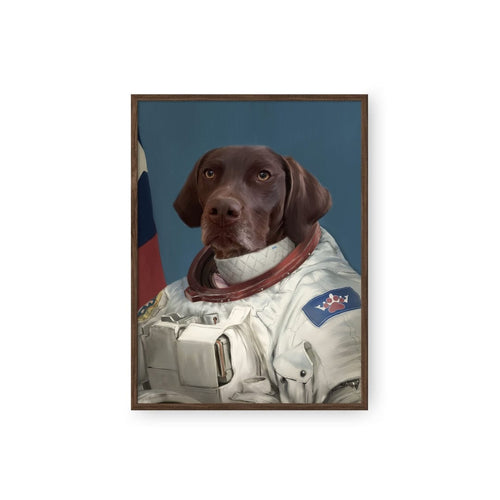 Crown and Paw - Poster The Astronaut - Custom Pet Poster
