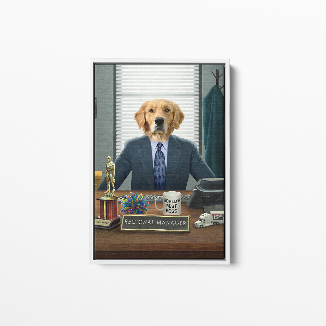 The Best Boss - Custom Pet Canvas