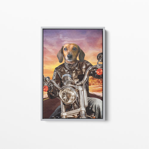 The Biker - Custom Pet Canvas